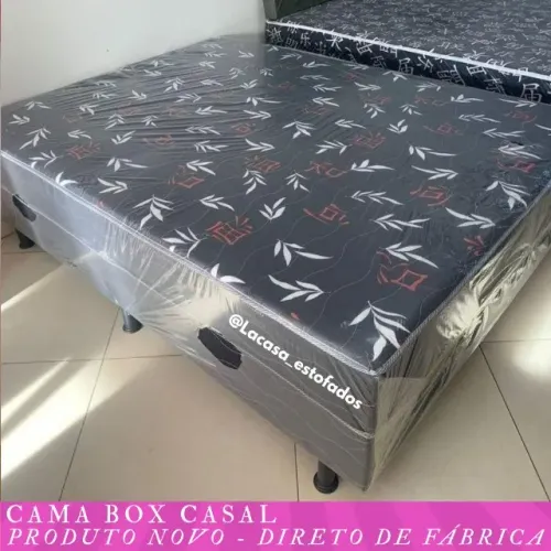 Cama box Casal - D28 3cm de espuma