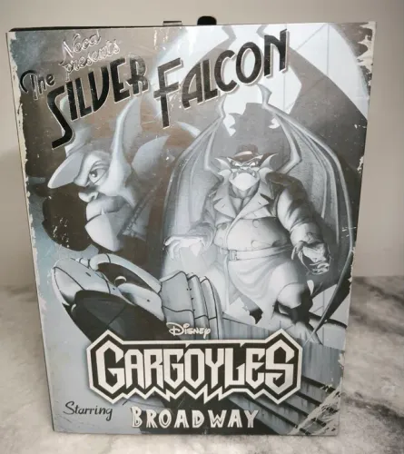 Gargoyles - Silver Falcon - Broadway edição especial NECA original lacrado