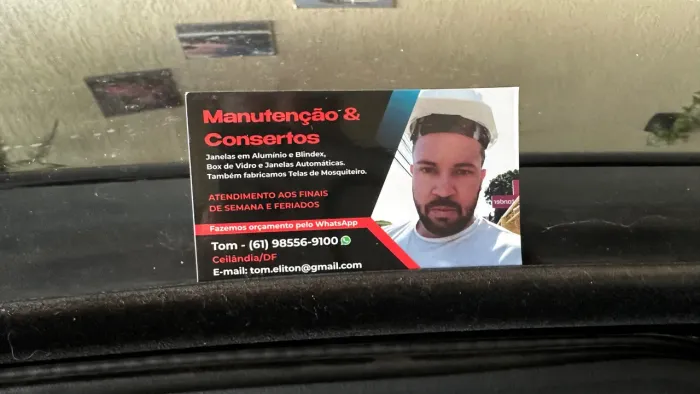 Manutenção esquadria de alumínio
