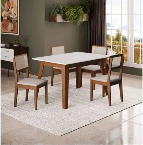 Conjunto Mesa Dogue  Nova York 4 Cadeiras Santiago DIVIDIMOS EM ATE 10x SEM JUROS 