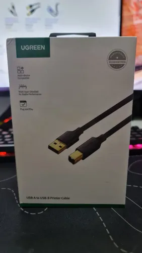 Cabo de Impressora USB-A para USB-B UGREEN