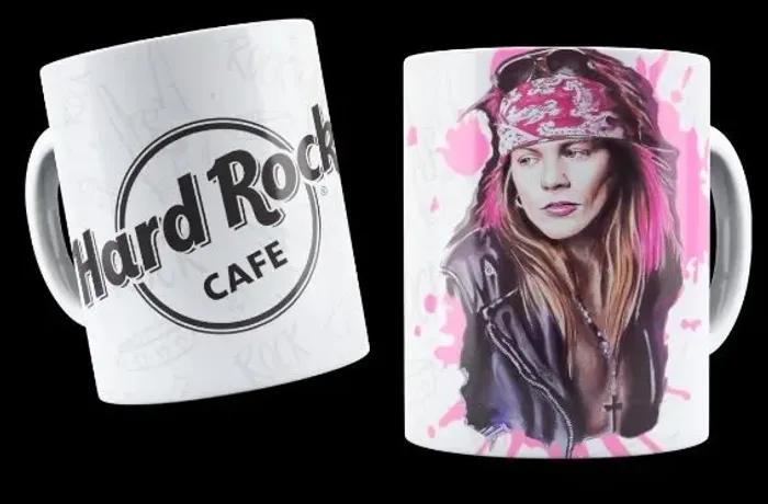 Caneca Personalizada Axl Rose - Beth Bazar & Personalizados