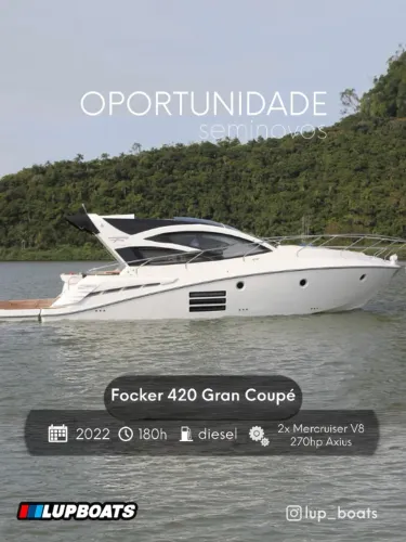 LANCHA FOCKER 420 GRAN COUPÉ - 2022 (REAL, CORAL, VENTURA, NX, TRITON)