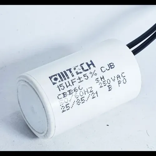 Capacitor para ventilador 15UF 250 vac