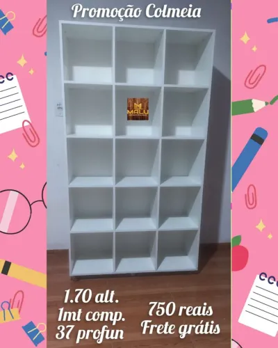Promoção Colmeia - Armário Organizador Branco