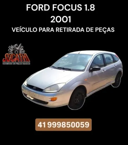 Sucata Venda De Peças Ford Focus 1.8 2001 4p