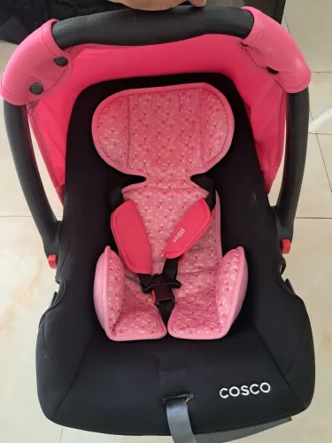 Bebê conforto cosco rosa