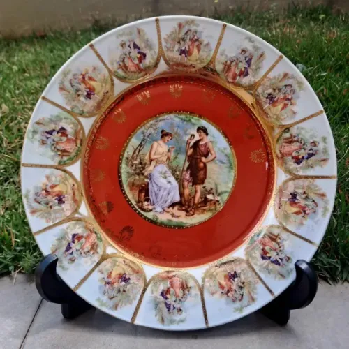 Prato Decorativo Antigo - Tirschenreuth - Bavária - Raríssimo!