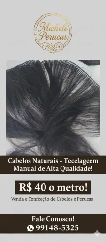 TECELAGEM MANUAL DE CABELOS NATURAL CONFIRA 