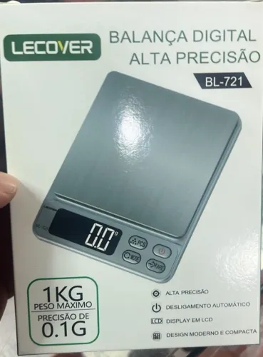 Balança Digital de Alta Precisão 1 kg BL-721 - LECOVER