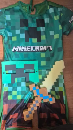 Fantasia minecraft 6 anos