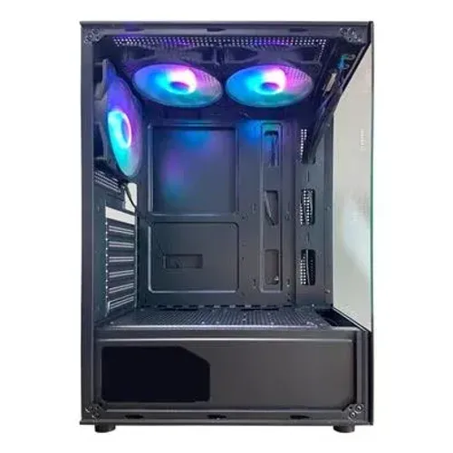 Gabinete Gamer Hayom GB1792 Vidro Temperado C/ 3 Fans - Novos.