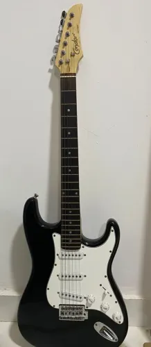 Guitarra Elétrica Condor RX-10 Stratocaster Black mais a capa de proteção