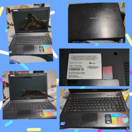 VD notebook positivo unique bem conservado reposição de peças sem HD, sem memória