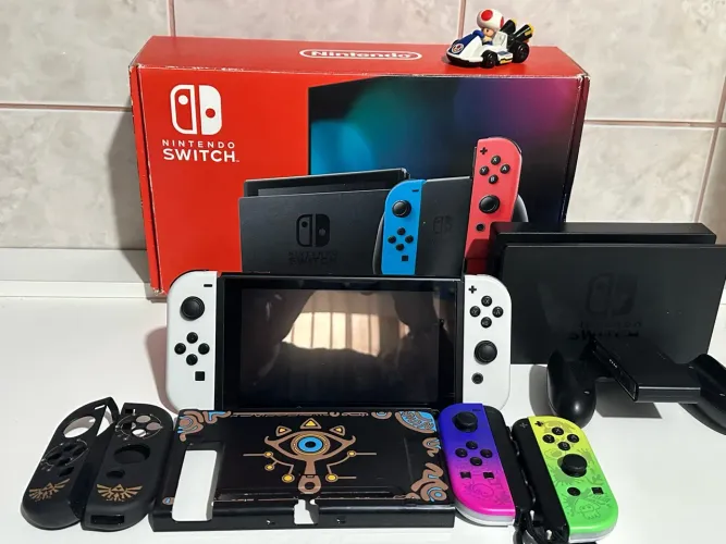 Nintendo Switch V2 Desbloqueado | 256GB | Completo