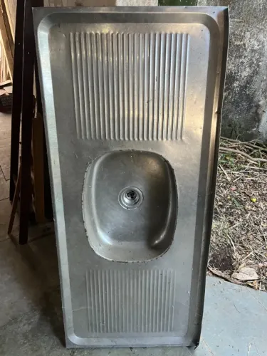 Tampo de pia inox