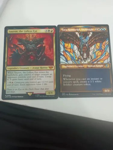 82 cartas compradas no Estados Unidos MTG CLASSICO E TALES OF MIDDLE-EARTH