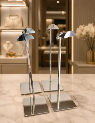Suporte De Bolsa Cromado Luxo Bolsa Femino Regulagem  usado 