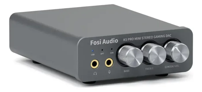 Amplificador / Dac De Fone De Ouvido Fosi K5 Pro