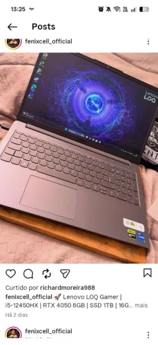Notebook Gamer RTX 4050 na garantia
