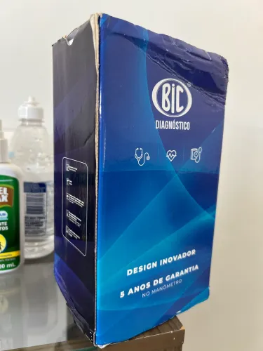Conjunto Esfigmomanômetro + Estetoscópio Std Bic Cor Preto Profissional