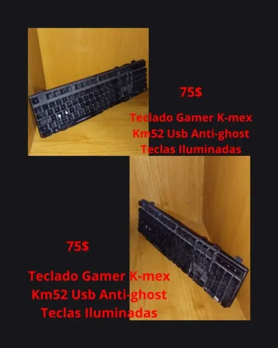 Teclado Gamer K-mex Km52 Usb Anti-ghost Teclas Iluminadas