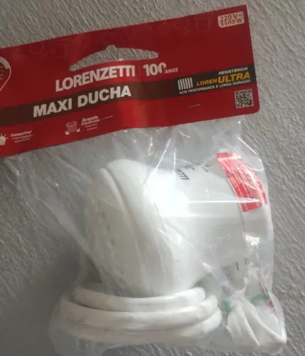 Chuveiro Lorenzetti Maxi Ducha 220v 5500w Novo Lacrado + Brinde