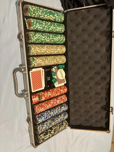 Maleta de Poker WSOP de 500 fichas