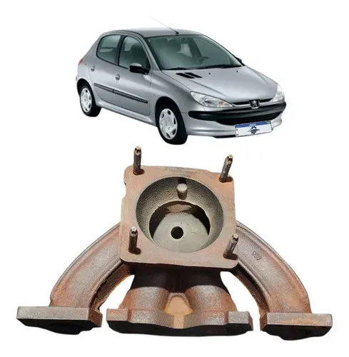 Coletor Escapamento Peugeot 206 Feline 2005  *0 Uzad0