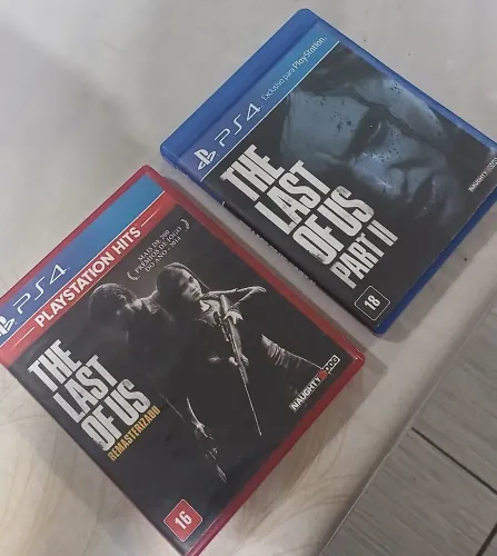 Jogos ps4 The last of us 1 e 2