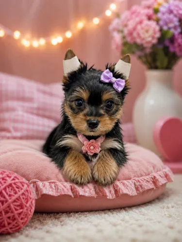 Filhotes linda de yorkshire fêmea micro para você! 