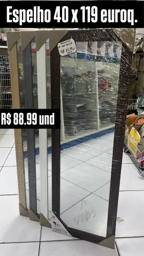 Espelho 119 x 40 Euroquadros