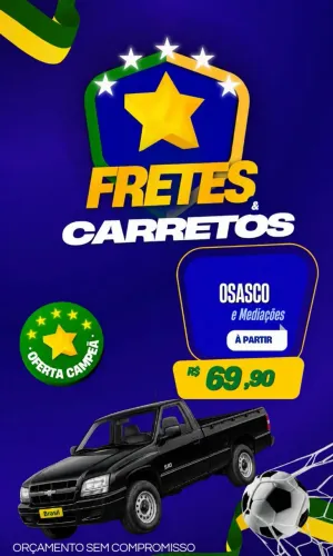 Fretes & Carretos R$69,90