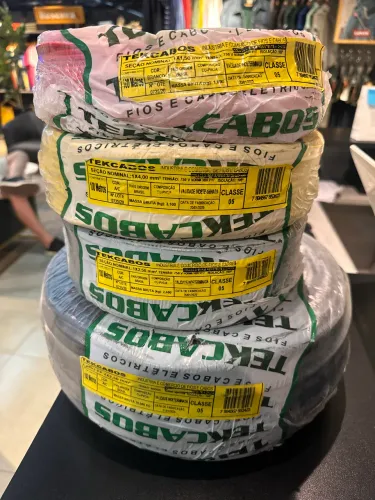 Cabo pp 2x2.5 fio elétrico 