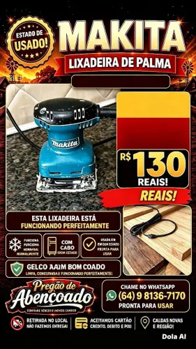 Makita lixadeira de Palma