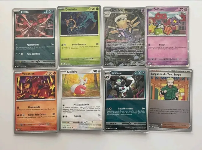 Cartas Jujutsu Kaisen, Attack On Titan e Pokémon + Lego da Mikasa + Sasuke + Shadow