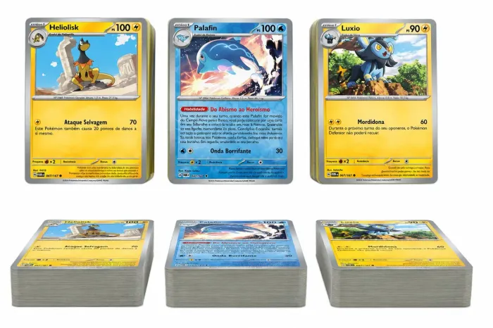 300 cards de pokémon em bom estado