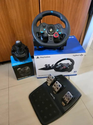 Volante + Pedal + Câmbio Logitech G29 PC/PS4/PS5