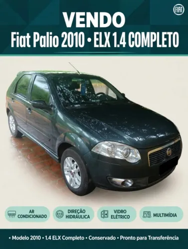 Fiat Palio ELX 1.4 MPI Fire Flex 8V 4P 2010
