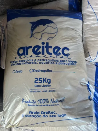 26 Sacos de Areia Especial Para Lagos Areitec