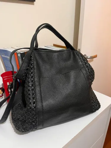 Bolsa couro Via Mia
