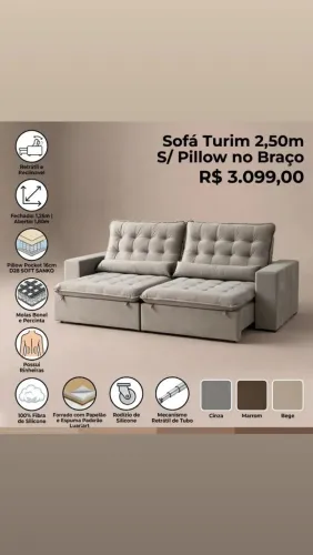 Turim Sofá 2,50