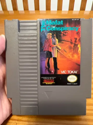 Jogo original The Mafat Conspirancy NES (Nintendo 8bits)
