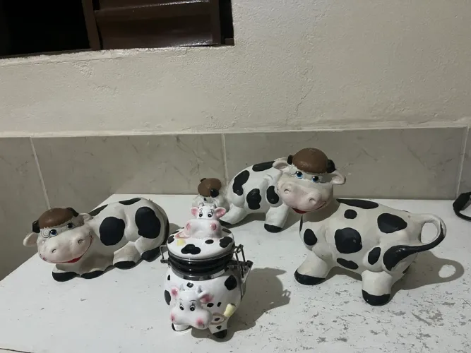 Decoração: Conjunto de Vaquinhas
