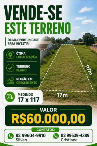 Terreno em área rural