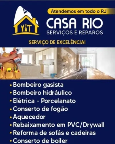 Eletricista, Bombeiro Hidráulico e Pequenas Reformas RJ