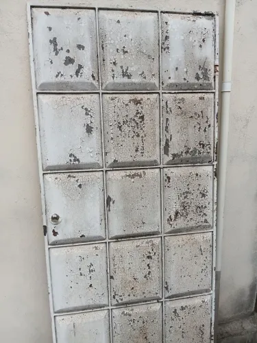 Portão ferro maciço 0,80 x 2,00