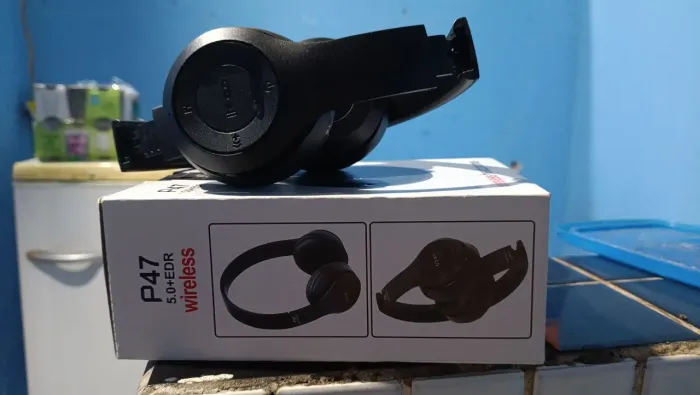Fone de Ouvido P47 Bluetooth Sem Fio | Som<br>Grave 