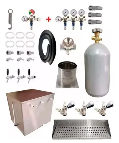 Kit Beer Truck Van Com Resfriador A Gelo 3 Via Chopp Premium