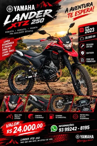 Yamaha XTZ 250 Lander 249cc/lander Blueflex 2023